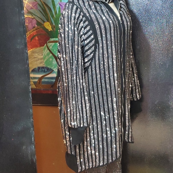 Rhinestone Studded Jacket - Picture 3 of 16